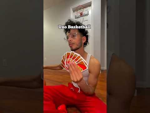 UNO Basketball be like 🤣🏀 It got INTENSE #nba #basketball #funny