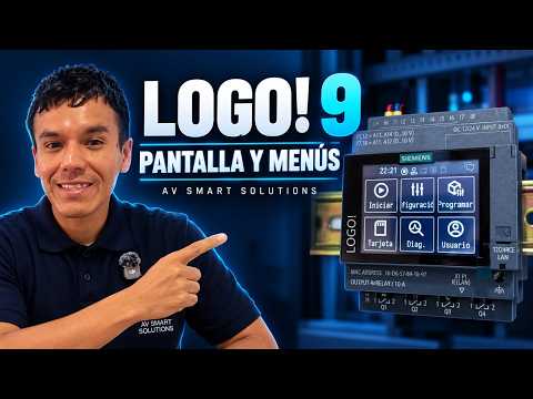 Miniatura: Siemens LOGO! 9: pantalla táctil y menús | Comparación con LOGO! 8