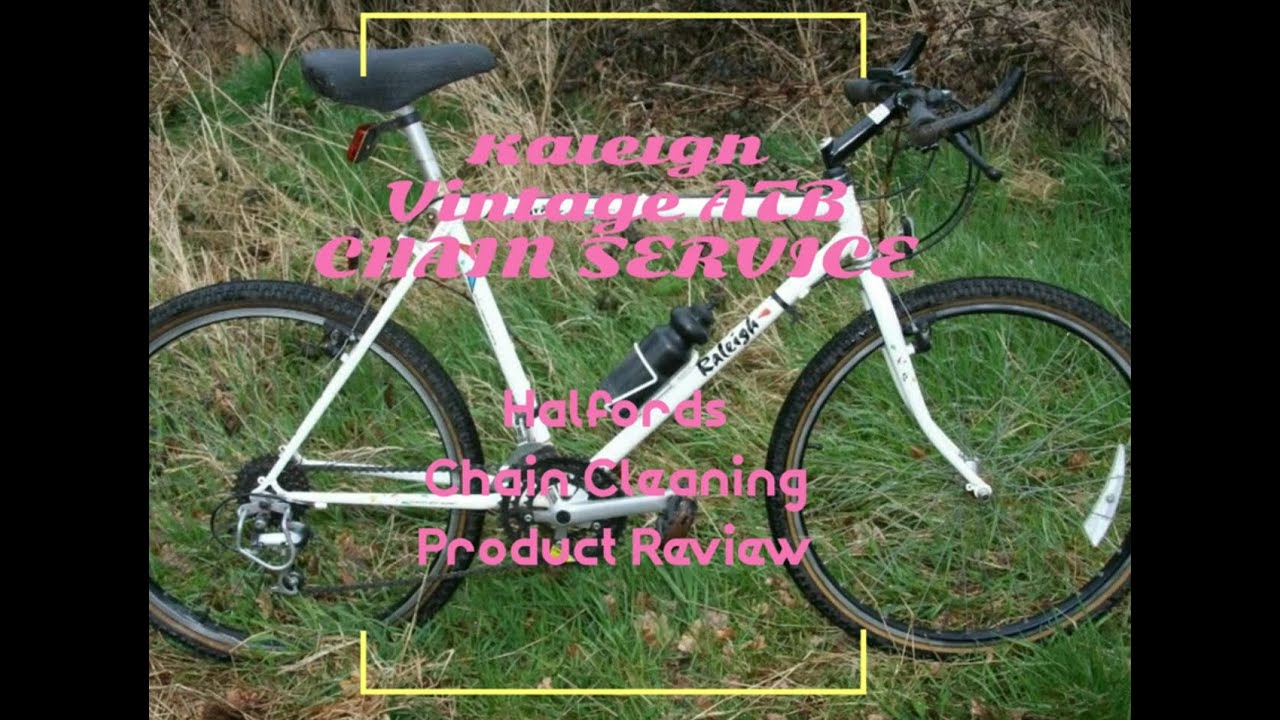 Очистка велосипедной цепи с помощью набора Halfords Cycle Chain Cleaner Kit