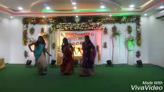 VCET COLLEGE FAREWELL PARTY DANCE BY ECE GIRLS