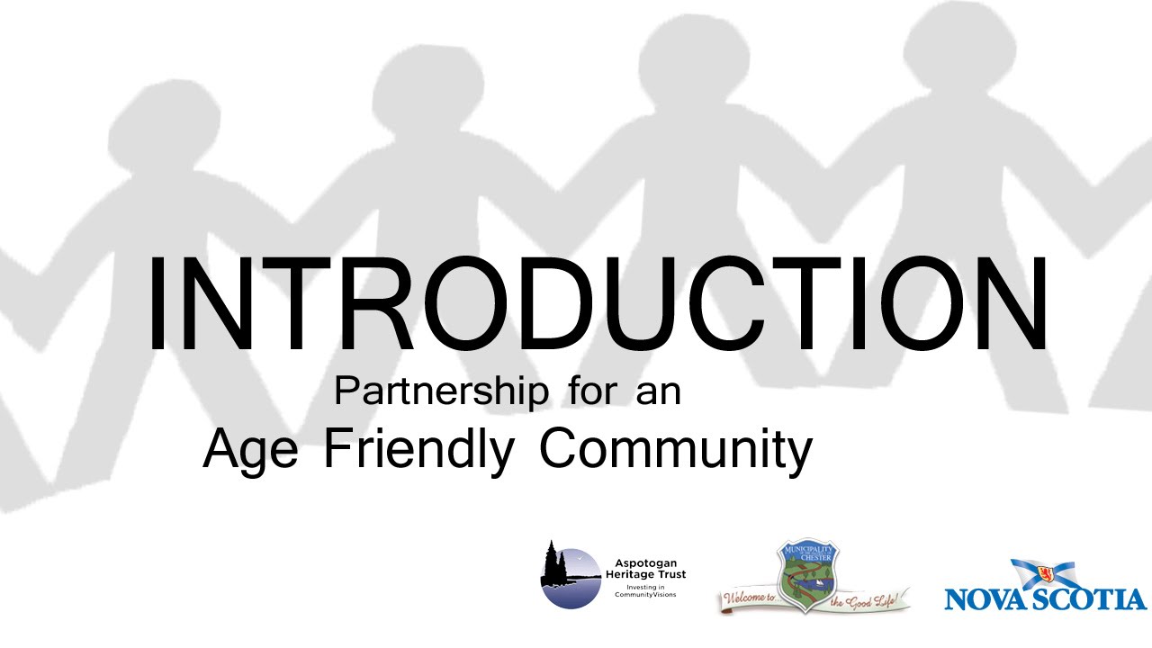 Age Friendly Community | Introduction | #1 - YouTube