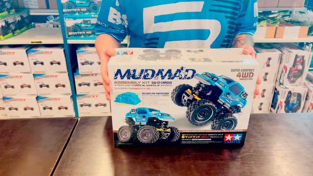 Tamiya 57412 MudMad KIT Unboxing - YouTube