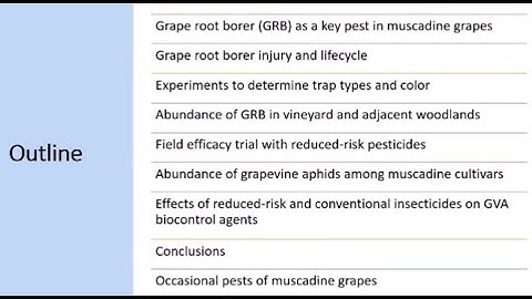 Vineyard Insect Pest Management