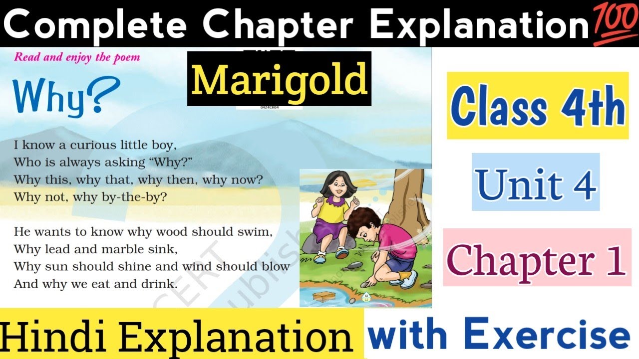 Why Class 4 English Chapter 4 Why Hindi Explanation Question 
