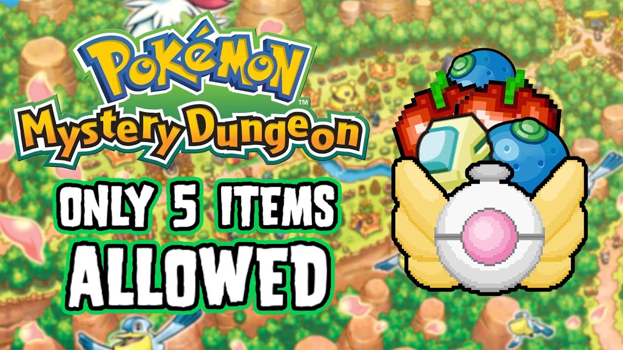 Can I Beat Pokemon Mystery Dungeon with Only Five Items?