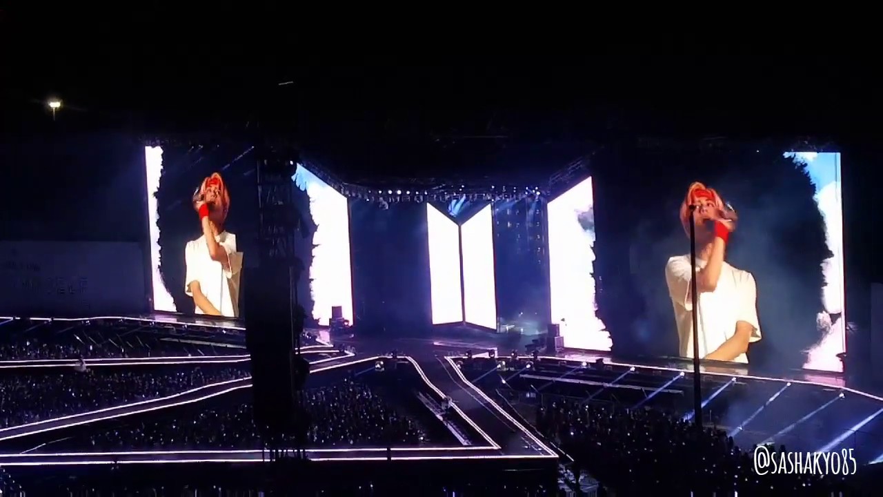(Fancam) 180826 BTS 방탄소년단 World Tour Love Yourself in Seoul. Answer : Love Myself & Ending