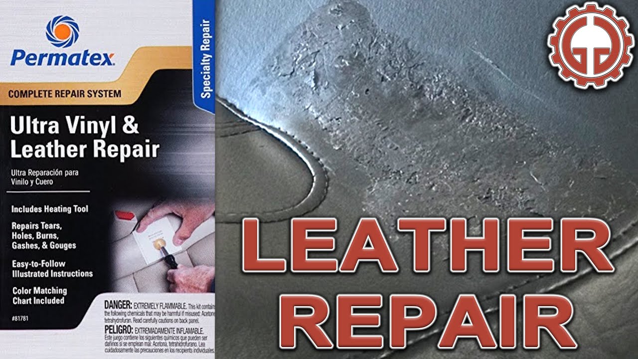 Repair rips, cuts, tears and scratches on leather and vinyl with Coconix  Leather Care Pro 