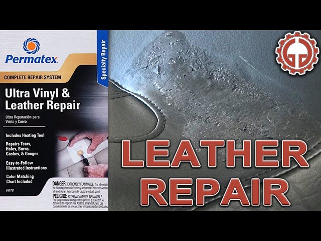 Repair rips, cuts, tears and scratches on leather and vinyl with Coconix  Leather Care Pro 