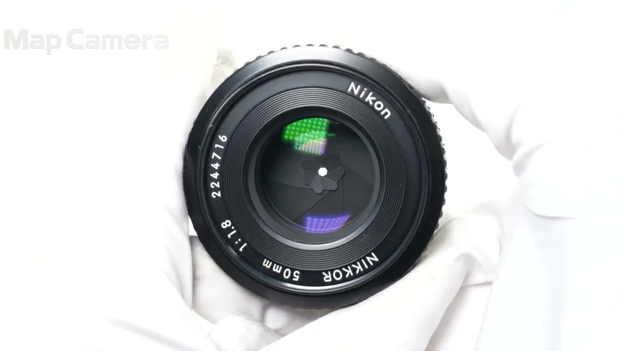 Nikon(ニコン) Ai-S Nikkor 50mm F1.8 (金属鏡筒) 難有品 - YouTube