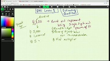8M1 L8 - Estimating Quantities