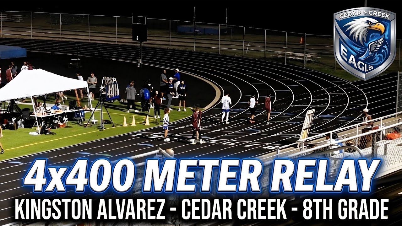 Kingston's Insane 2nd Leg Comeback! Cedar Creek 4x400 Highlights 🦅