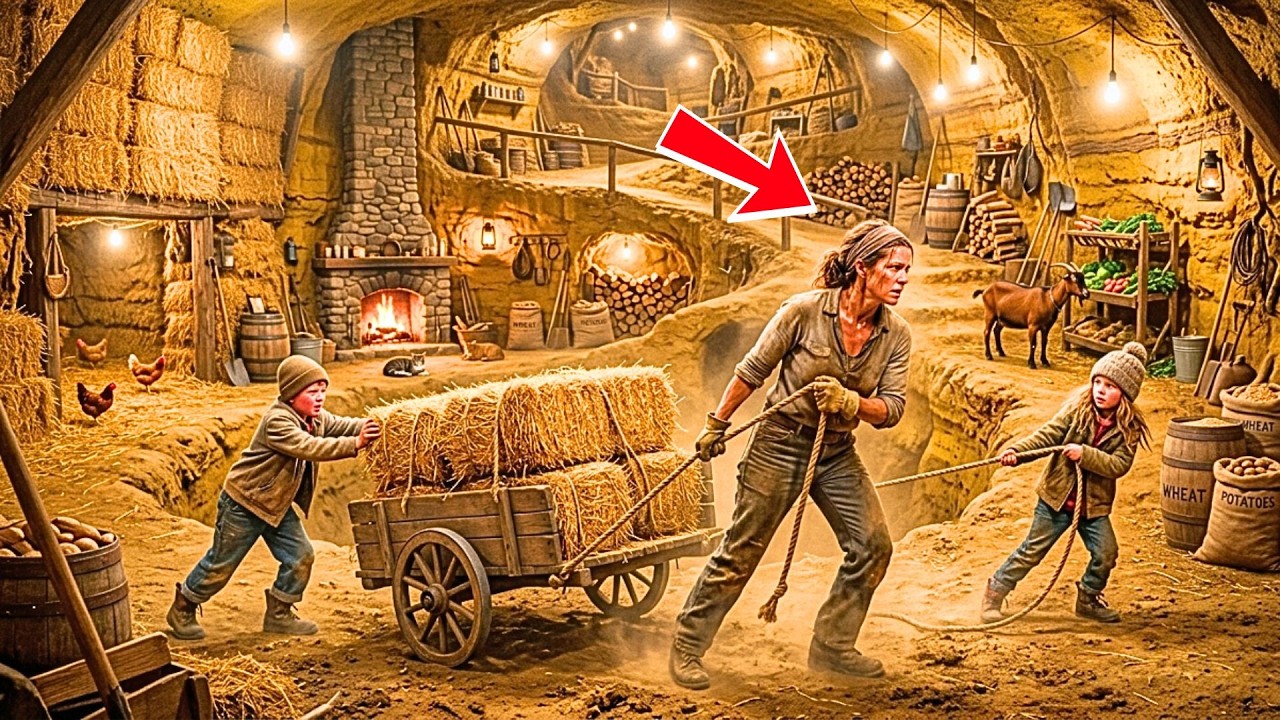 They Called Her Crazy for a $3 Hay Wall to Save Her Kids — Until Winter Froze Everyone Else Out