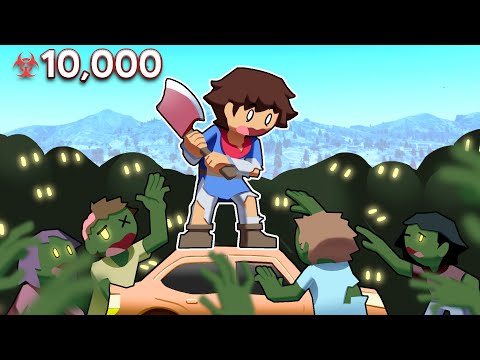 Hunted By 10,000 ZOMBIES In GTA 5!