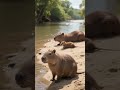 Capybaras Have a Built-In Alarm System 🦫 #zyviro #shorts