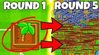 *VIRUS MOD* Spawns 1000+ BANANA FARMS! GAME BREAKING LATEGAME $$$ (Bloons TD Battles) screenshot 5