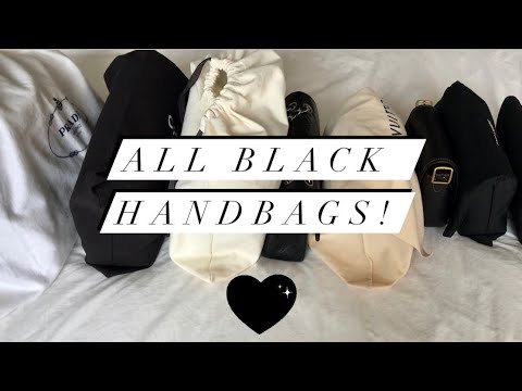 black dress purse