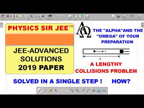 JEE ADVANCED 2019 PROB-COLLISIONS- 🙌 SMART💥 ANALOGY-JEE SOLUTIONS THE ...
