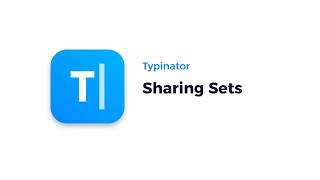 Typinator - Sharing Sets