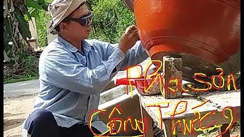 KỸ THUẬT SƠN CHẬU XI MĂNG, PHA SƠN CÁCH THỨ 2