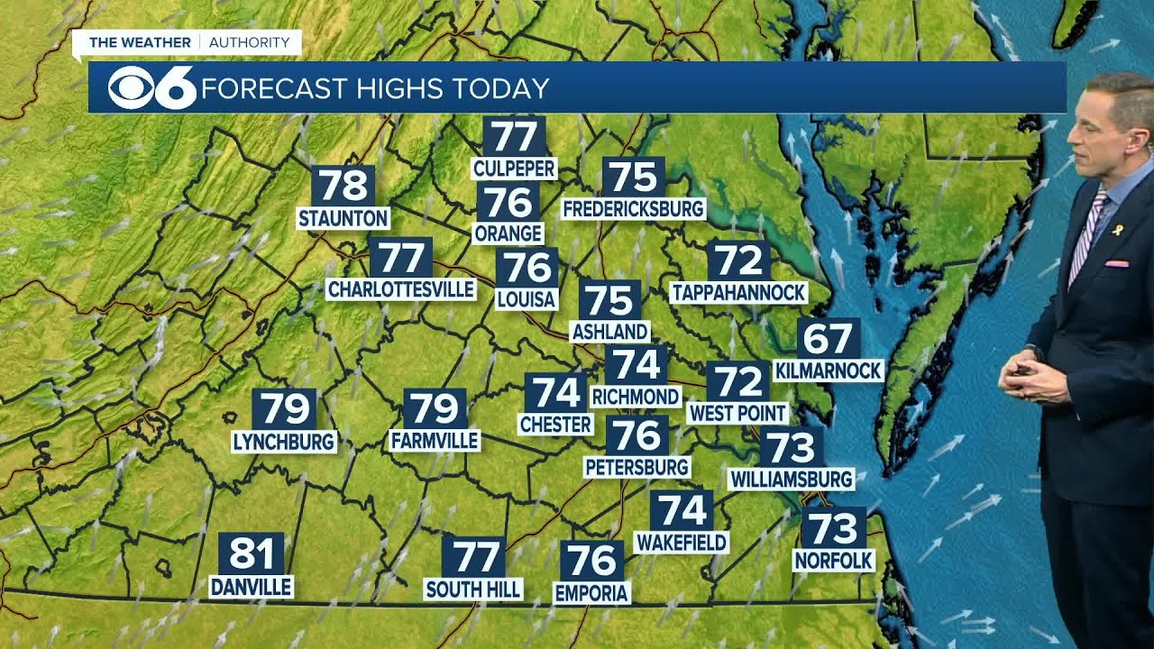 Warmer weekend temperatures - YouTube