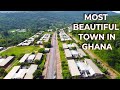 MOST BEAUTIFUL TOWN IN THE EASTERN REGION | AKOSOMBO AERIAL TOUR - GHANA