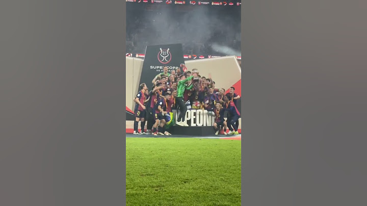 Fc Barcelona - Spanish Super Cup 2025 Trophy Lifting..... #football