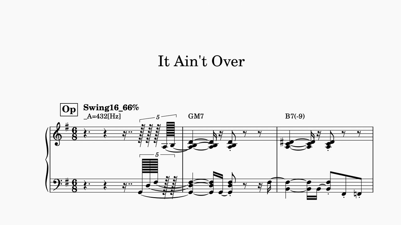 It Ain't Over / 藤井風