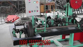 Fast Working High Speed Double Twist Barbed Wire Making Machine
