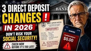 Social Security Direct Deposit ALERT: 3 Mistakes That Could Delay Your 2026 Benefits