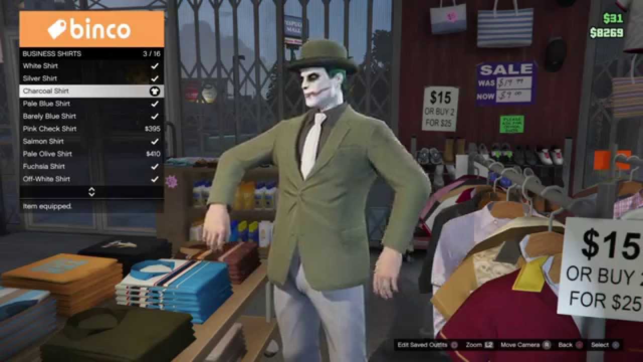 Fivem Riddler Grand Theft Auto 5 Online Batman the Animated Series Riddler Outfit ...