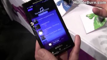 Sony Ericsson Xperia X10 Android Timescape demo