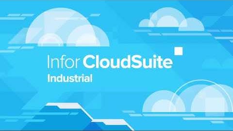 Infor CloudSuite Industrial (SyteLine) | Overview Demo