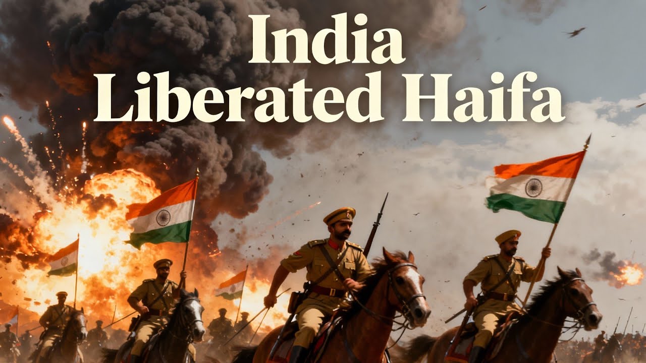 The Forgotten Battle: How Indian Soldiers Freed Haifa in 1918 🇮🇳🇮🇱 (Not the British!)