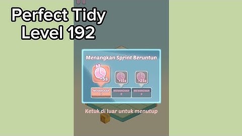 Perfect Tidy - Level 192 Walkthrough Gameplay
