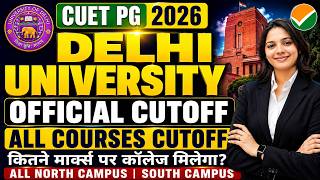 CUET PG 2026 | DU PG Cutoff 2026 Out? 🔥 Official Expected Cutoff for All Courses | CUET PG 2026
