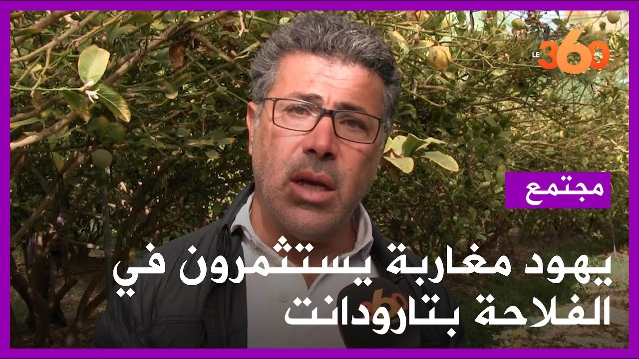 يهودي ينتج زراعات نادرة بتارودانت ويتحدث عن علاقات المغرب مع اسرائيل
