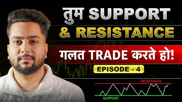 Best way to trade Support and Resistance | Support and Resistance Kaise Draw Karen | Episode 4