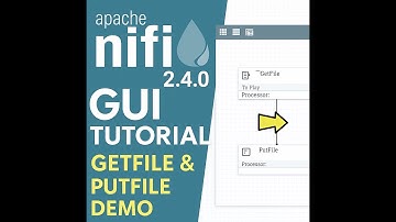 Apache NiFi 2.4.0 GUI Tutorial on Windows | Login, Process Group & GetFile/PutFile Demo