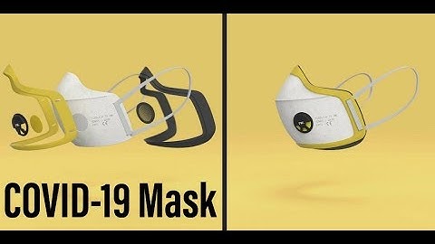 COVID- 19 Facemask l Virus Mask | Product Design | 3D CAD Modeling | Industrial designer | Rendering