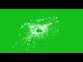 Glass Crack Green Screen || Shattered Glass Effect || Chroma Key || Content For Creators