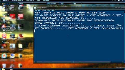 How To Fix Blue Screen In Max Payne 3 and Other application