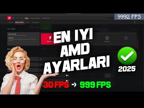 AMD EKRAN KARTI FPS ARTTIRMA 2025 | AMD EN İYİ AYARLAR (KESİN ÇÖZÜM)