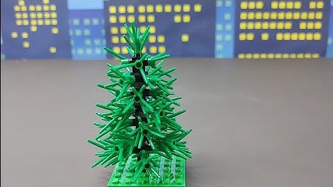 Lego Pine Tree Moc with Instructions.