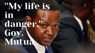 Nitakugonga Governor Mutua Claims Dp Ruto Threatened Him Full Statement