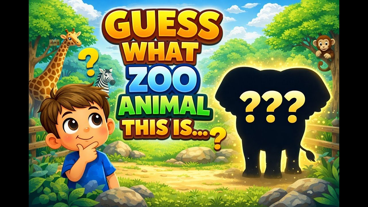 Guess what zoo animal this is ...#kidssongs #nurseryrhymes #shorts