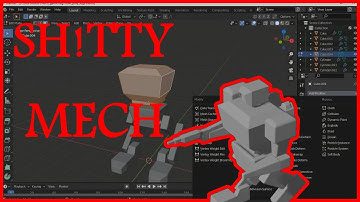 Armored Core (master of arena) inspired game Devlog: modeling test assets