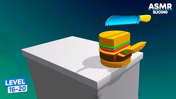 ASMR Slicing (Level 16-20) Android Gameplay