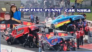 Top fuel Funny Car NHRA Gatornational Gainesville 2024