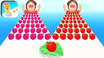 Pancake Run Game All Levels Mobile Walkthrough iOS,Android Gameplay Cakes Noob & Pro Level