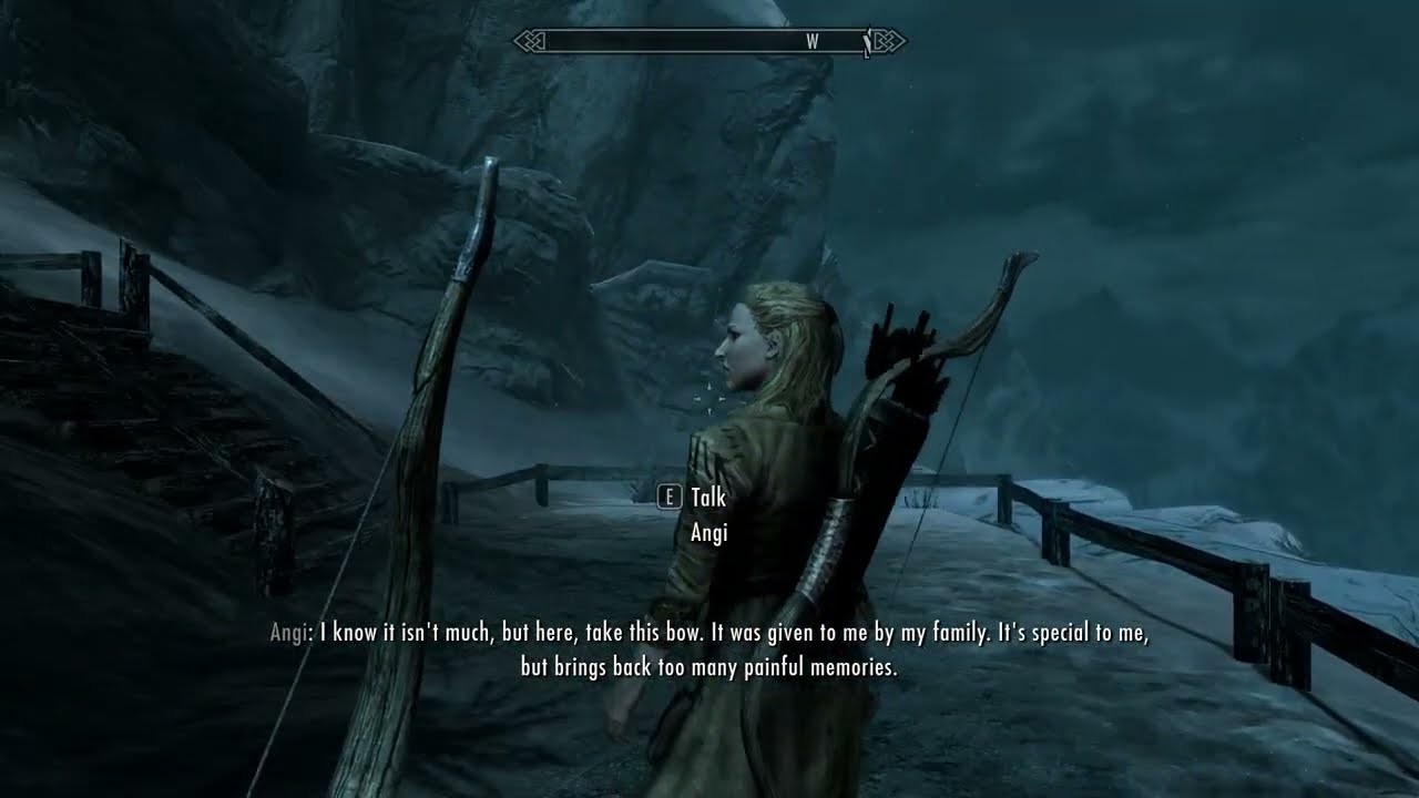 Skyrim Getting Angi's Bow